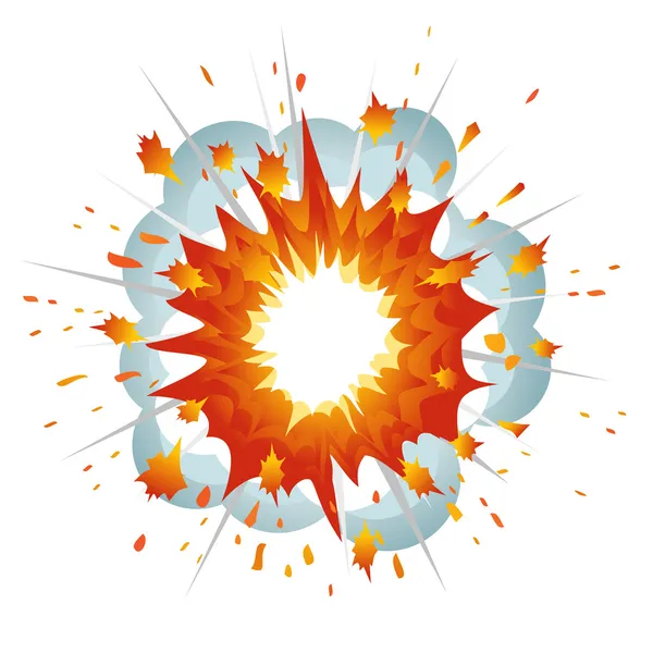 Explosion. Illustration vectorielle — Image vectorielle
