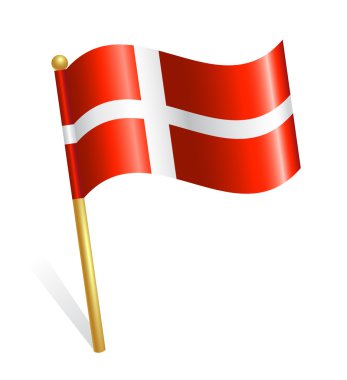 Danmark Country flag clipart