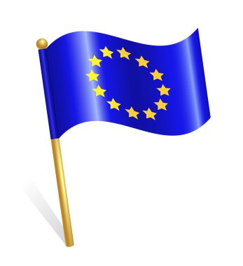 European Union EU flag clipart