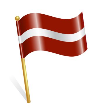 Latvia Country flag clipart