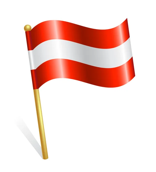 Country Austria flag — Stock Vector