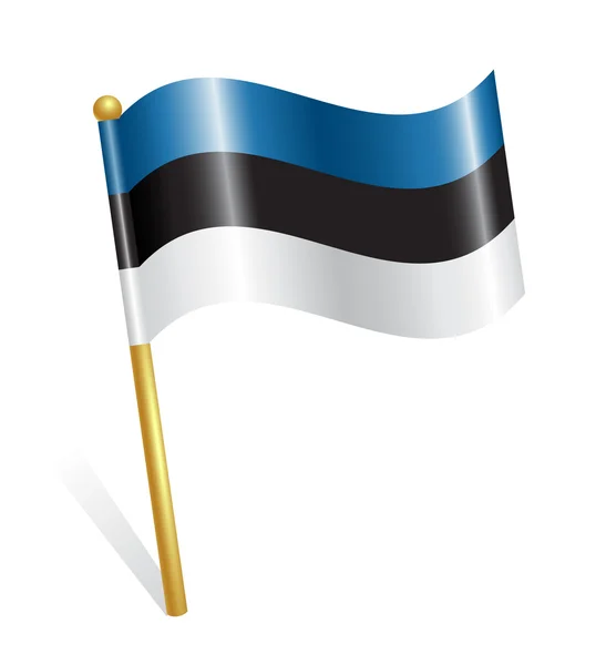Estonia Country flag — Stock Vector