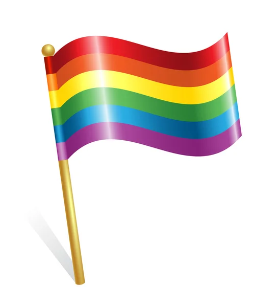 Regnbågsflaggan — Stock vektor