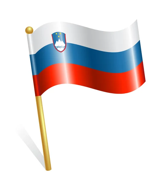 Slovenia Country flag — Stock Vector