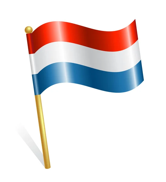 Países Baixos Bandeira — Vetor de Stock