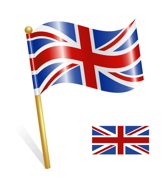 País Bandera del Reino Unido — Archivo Imágenes Vectoriales