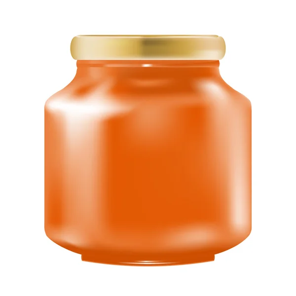 Jam glass. Vector-Ilustración — Vector de stock