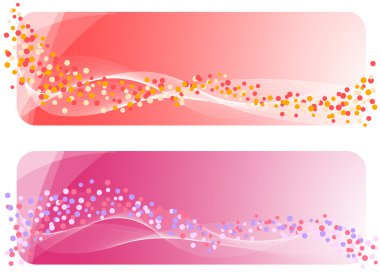 Set of abstract banners. Vector-Illustration clipart