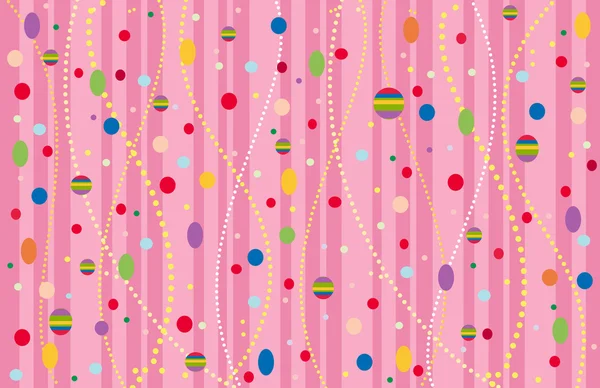 Kleurrijke confetti achtergrond. vectorillustratie — Stockvector