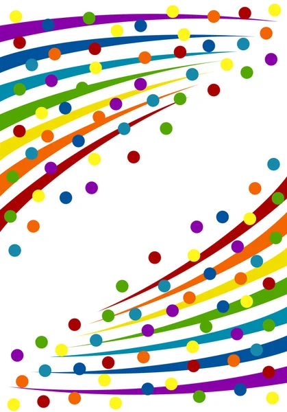 Kolorowy konfetti tło. Ilustracja wektorowa — Wektor stockowy