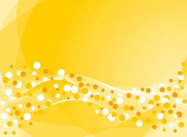 Abstracte achtergrond in geel. vectorillustratie — Stockvector
