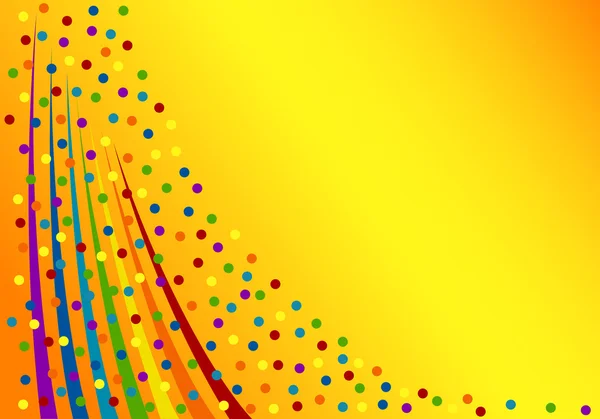 Fondo de confeti colorido. Ilustración vectorial — Vector de stock