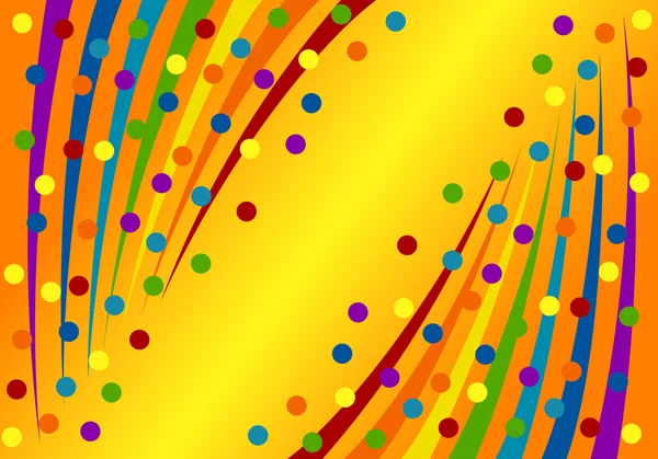 Colorful confetti background. Vector Illustration — Stock Vector