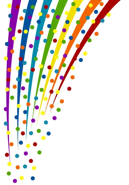 Kleurrijke confetti achtergrond. vectorillustratie — Stockvector