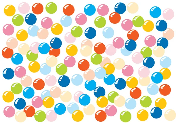 Colorful beads background. Vector Illustration — Stock Vector