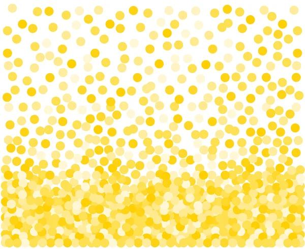 金色の紙吹雪の背景。ベクトル図 — ストックベクタ