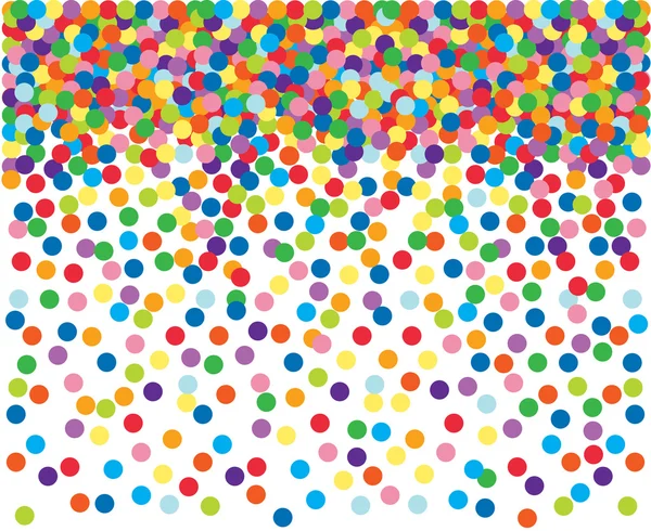Fond de confettis colorés. Illustration vectorielle — Image vectorielle