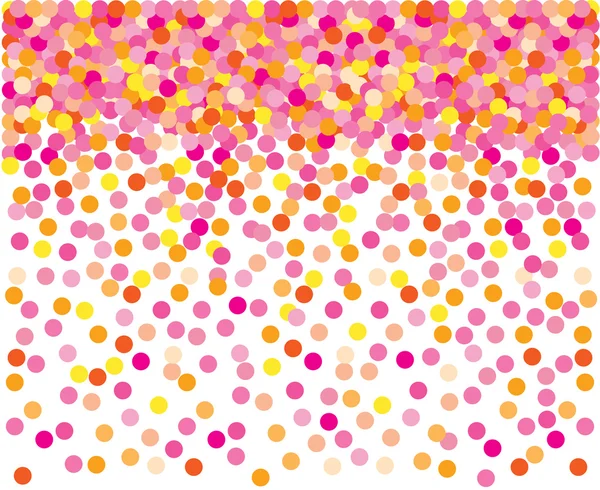 ピンク色の紙吹雪の背景。ベクトル イラスト — ストックベクタ