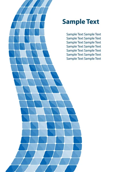 Modré pozadí mozaiky. vektorové ilustrace — Stockový vektor