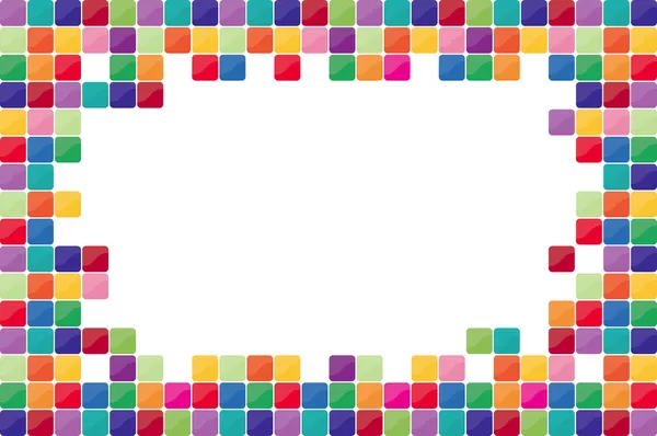 Colorful mosaic background. Vector-Illustration — Stock Vector