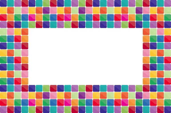 Kleurrijke mozaïek achtergrond. vectorillustratie — Stockvector