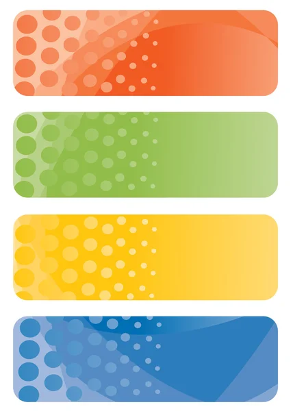 Set of abstract banners. Vector-Illustration — Stock Vector