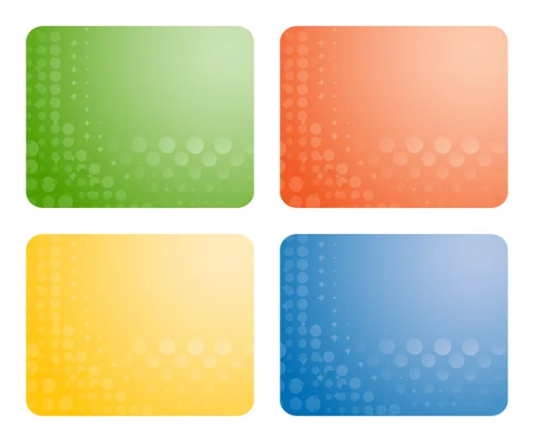 Set of abstract backgrounds. Vector-Illustration — Stock Vector