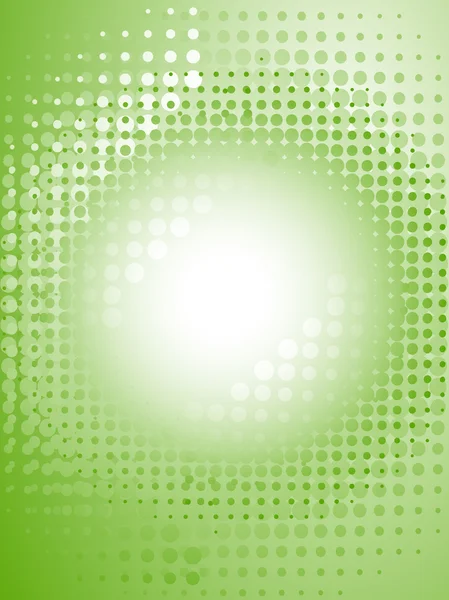 Gefleckter Hintergrund in grün. Vektor-Illustration — Stockvektor