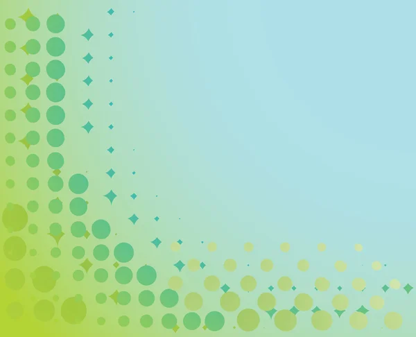 Gefleckter Hintergrund in blau und grün. Vektor-Illustration — Stockvektor