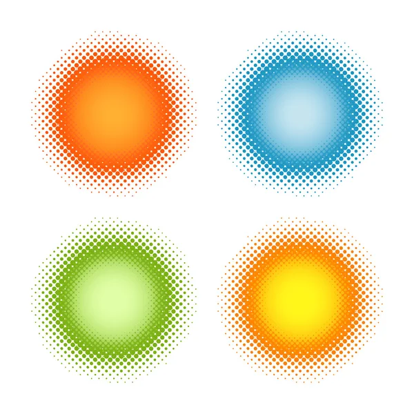 Conjunto de fondos abstractos de colores. Vector-Ilustración — Archivo Imágenes Vectoriales