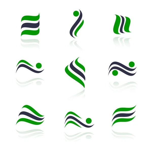 Zbiór logo. Ilustracja wektorowa — Wektor stockowy