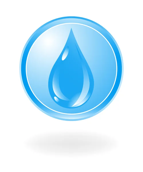 Simbolo dell'acqua. Illustrazione vettoriale — Vettoriale Stock