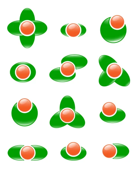 Conjunto de iconos. Vector-Ilustración — Vector de stock