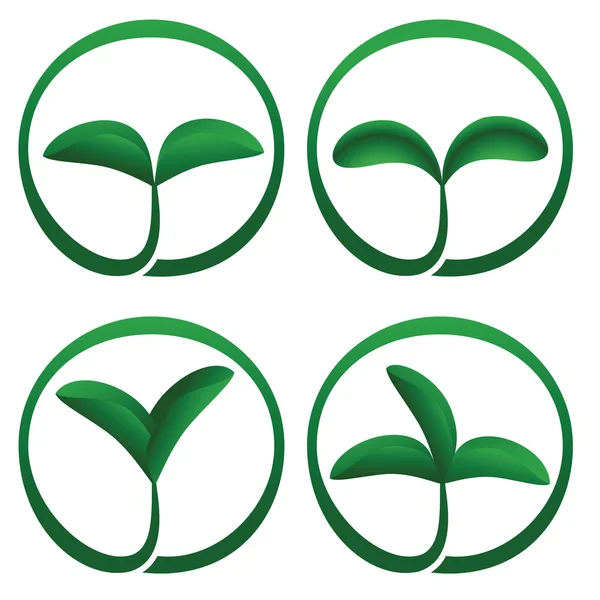 Ikona ekologia roślin — Wektor stockowy