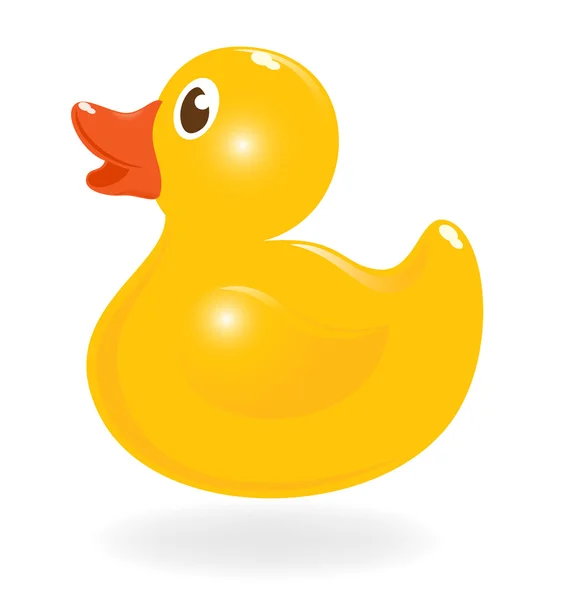 Classical rubber-duck. Vector-Illustration — Stock Vector