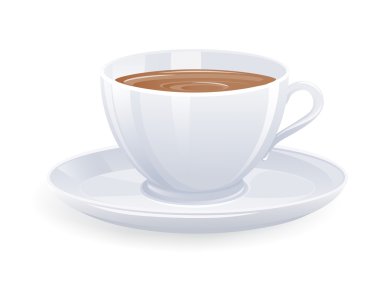 Isolated coffee cup. Vector-Illustration clipart