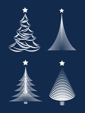 Christmas tree design. Vector-Illustration. clipart