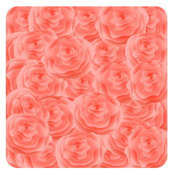 Pink roses background. Vector-Illustration. — Stock Vector