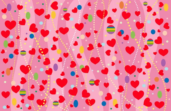 stock vector The Valentine's background. Vector-Illustration