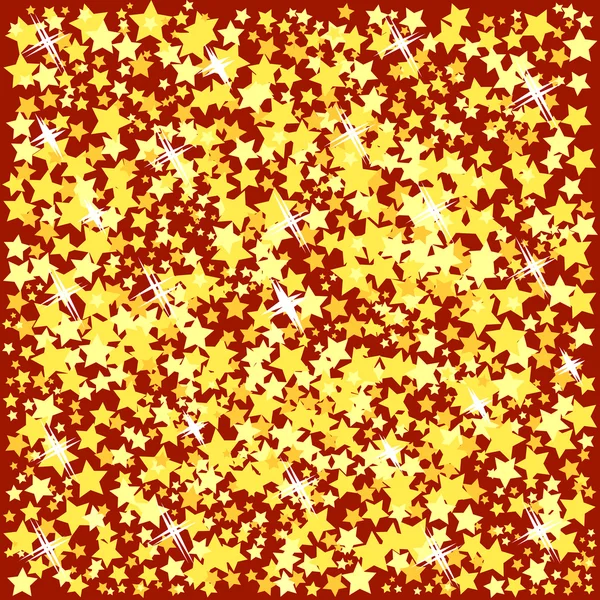 Gouden sterren achtergrond. vectorillustratie — Stockvector