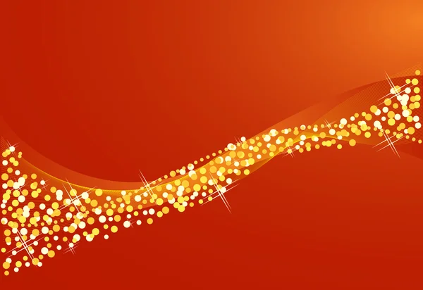 Golden design di sfondo di Natale. Illustrazione vettoriale — Vettoriale Stock