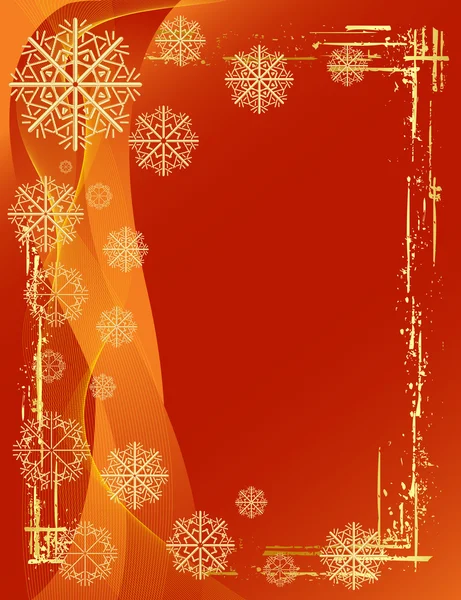Золотой рождественский фоновый дизайн. Векторная деформация . — стоковый вектор