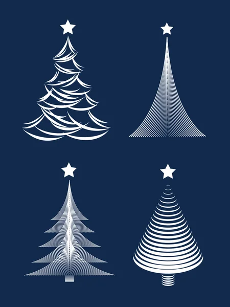 Karácsonyfa design. vektor-illusztráció. — Stock Vector