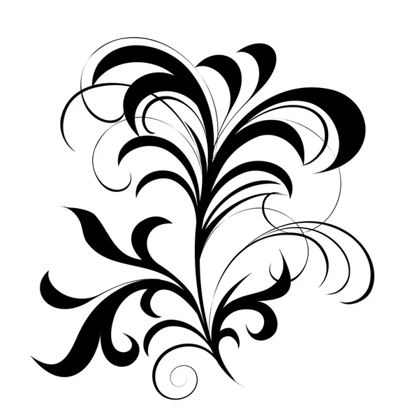 Patrón floral para diseño. Ilustración vectorial — Archivo Imágenes Vectoriales