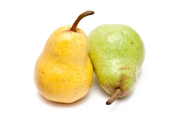Πράσινο και κίτρινο αχλάδι — Φωτογραφία Αρχείου