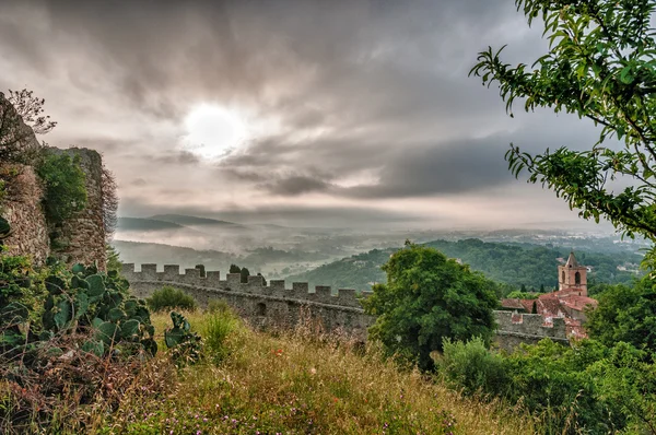 stock image Fortress of grimaud