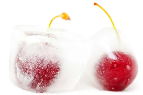 Ice Cherries. Fresh cherries — Stock Photo, Image