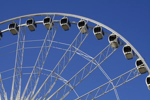 stock image Giant Wheel isolated in blue sky background