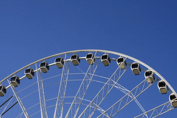 stock image Giant Wheel isolated in blue sky background