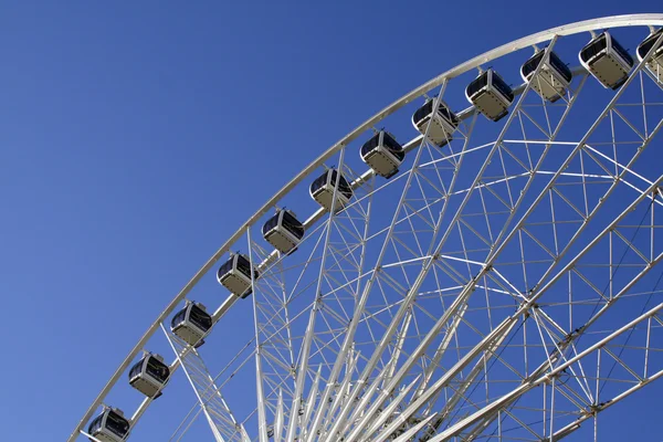 stock image Giant Wheel isolated in blue sky background